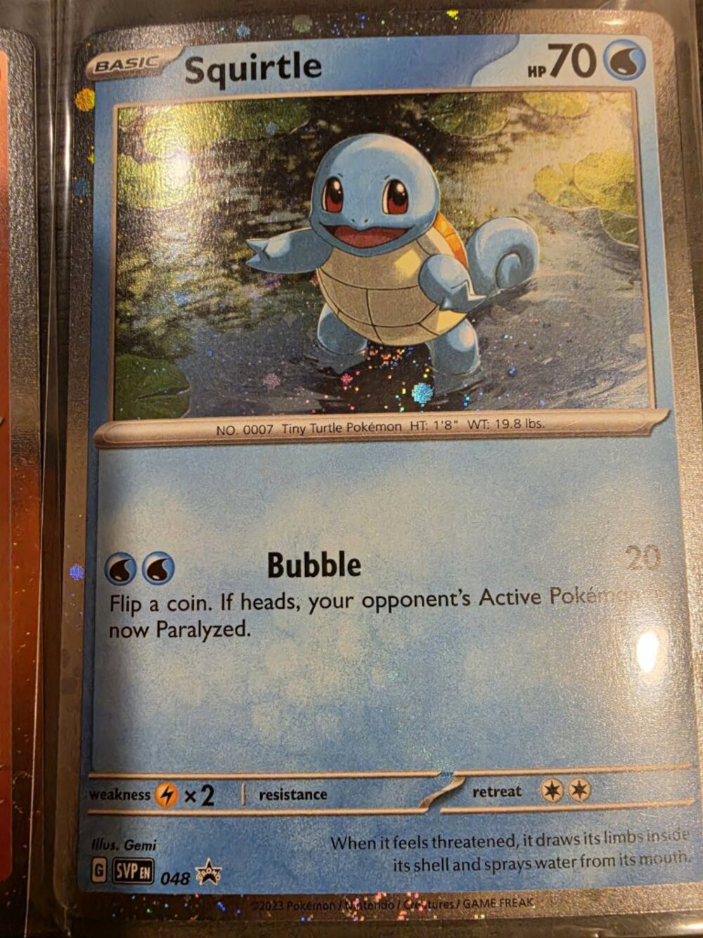 Pokemon TCG SVP Promo Holo 3-Card Lot Bulbasaur/Charmander/Squirtle